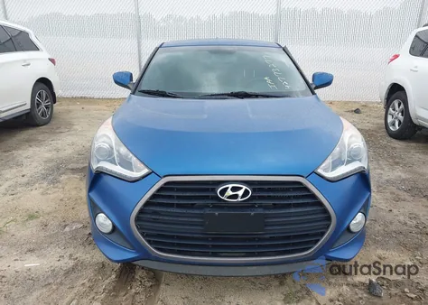 2016 Hyundai Veloster Turbo Rally Edition z USA, uszkodzony, nr VIN KMHTC6AE8GU258024